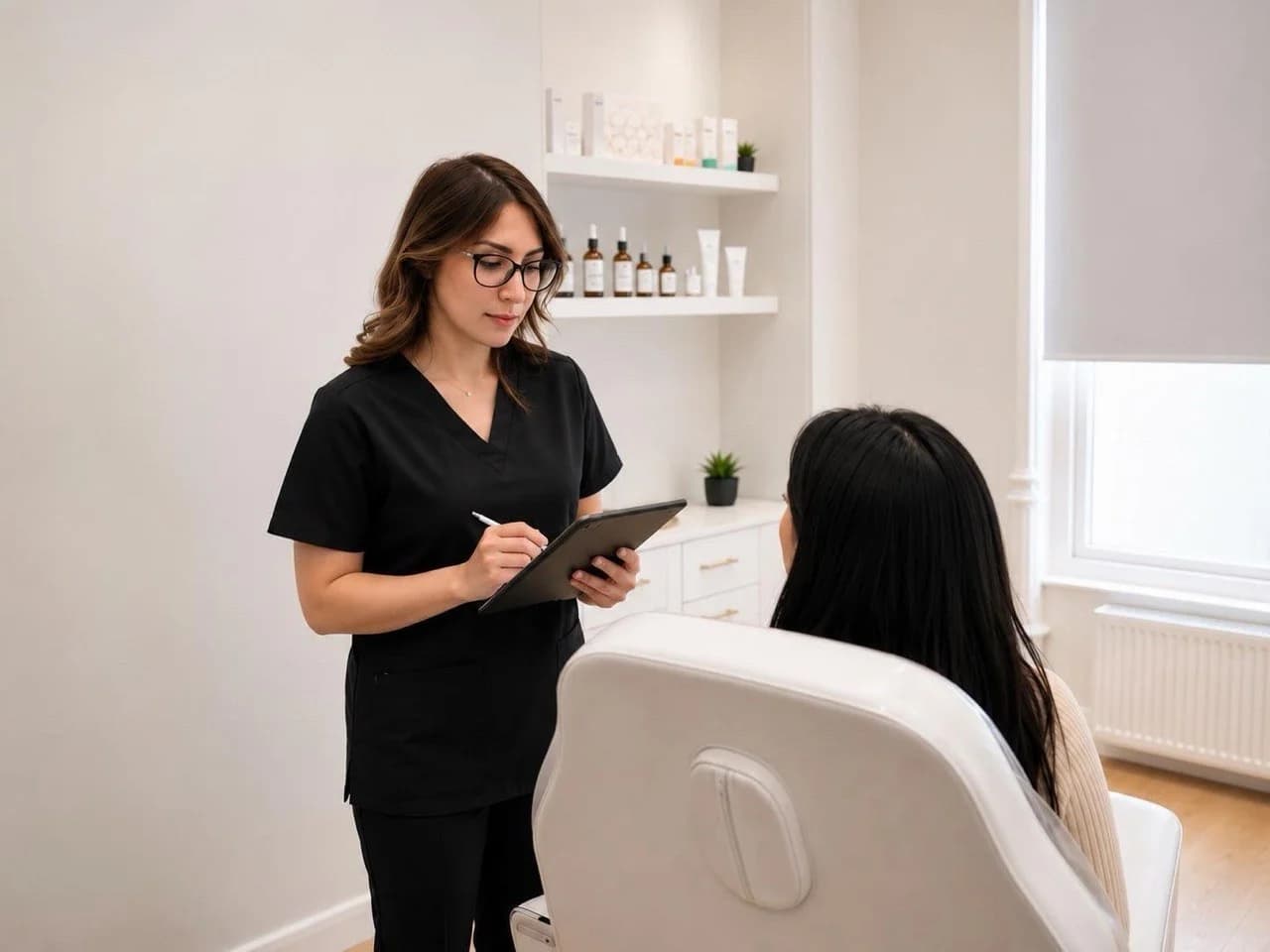 Consultation at Mona Aesthetics